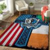 Dallas Mavericks Team Logo Stadium NBA Living Room Carpet Rug Home Decor