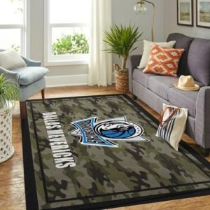 Dallas Mavericks Camouflage NBA Living Room Carpet Rug Home Decor
