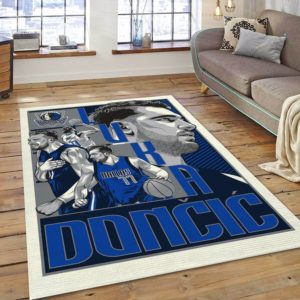 Dallas Mavericks Luka Doncic NBA Rug Home Decor