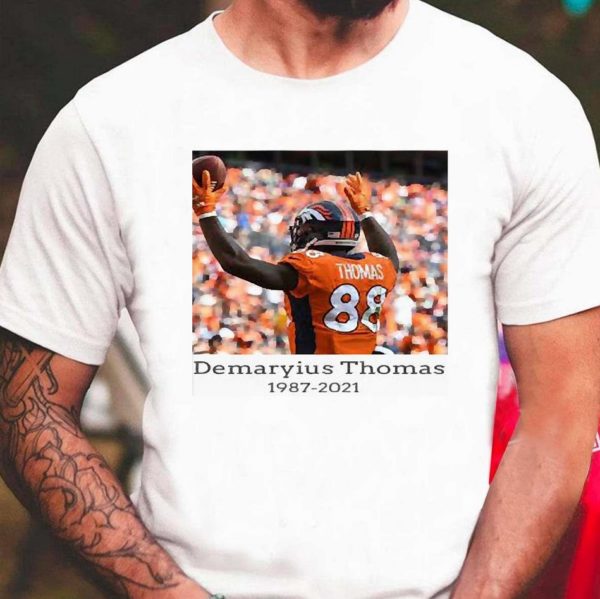 Demaryius Thomas 88 Denver Broncos Thank you DT T-shirt