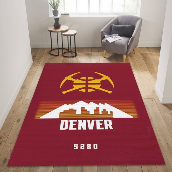 Denver Nuggets 5280 NBA Rug Home Decor