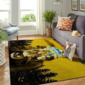 Denver Nuggets Basketball Horror Halloween NBA Living Room Carpet Rug Home Decor