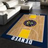 Dallas Mavericks Team Logo Wooden Style Nice Gift NBA Rug Home Decor