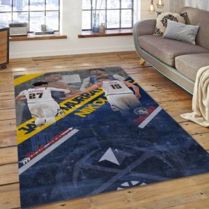 Denver Nuggets Players NBA Living Room Carpet Rug Home Decor