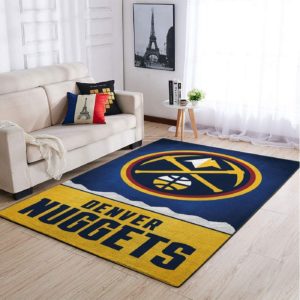 Denver Nuggets Team Logo Style Nice Gift NBA Rug Home Decor