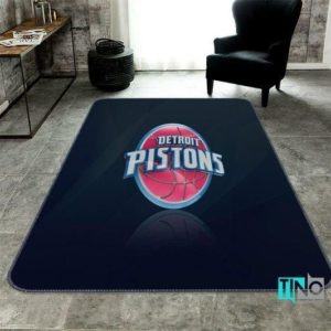 Detroit Pistons Basketball Gifts NBA Rug Home Decor