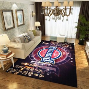 Detroit Pistons Gifts NBA Rug Home Decor