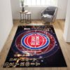 Detroit Pistons Camouflage Gifts NBA Rug Home Decor