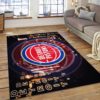 Golden State Warriors Team Logo Skull Style Nice Gift NBA Living Room Carpet Rug Home Decor