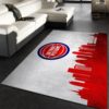 Denver Nuggets Team Logo Wooden Style Nice Gift NBA Living Room Carpet Rug Home Decor