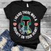 Funny Star Wars Boba Fett Bounty Heart Valentine’s Gifts T-shirt