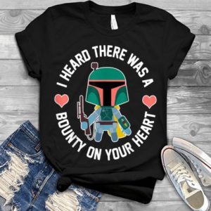 Funny Star Wars Boba Fett Bounty Heart Valentine’s Gifts T-shirt