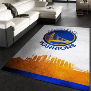 Golden State Warriors Skyline NBA Living Room Carpet Rug Home Decor