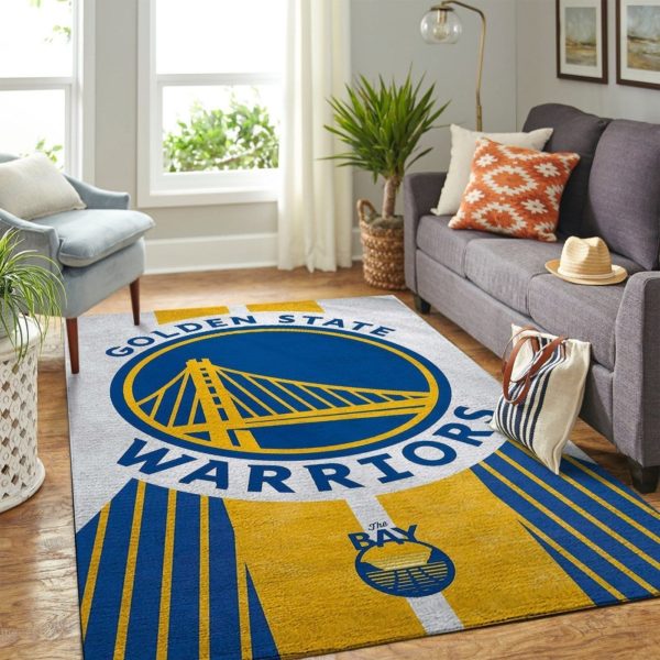 Golden State Warriors Team Logo Style Nice Gift NBA Rug Home Decor