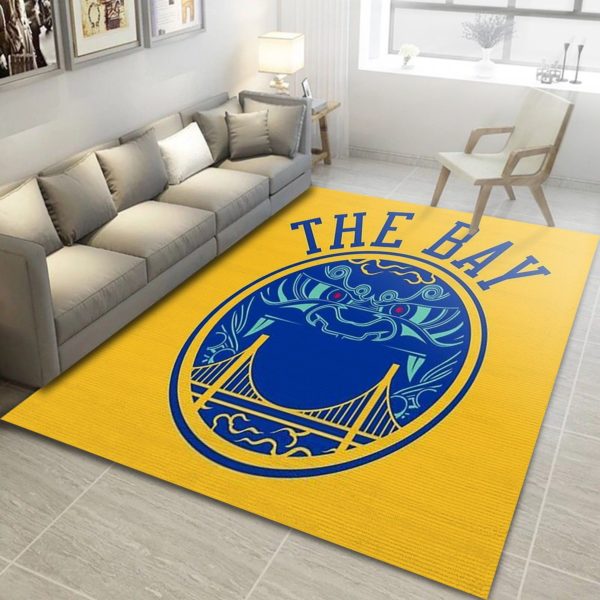 Golden States Wariors Gifts NBA Living Room Carpet Rug Home Decor