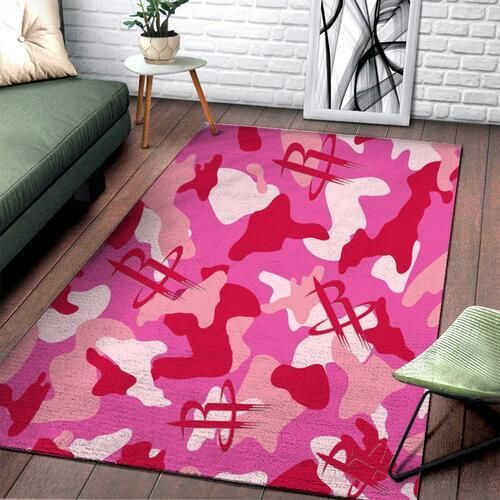 Houston Rockets Basketball Camouflage NBA Living Room Carpet Rug Home Decor Houston Rockets Basketball Camouflage NBA Living Room Carpet Rug Home Decor