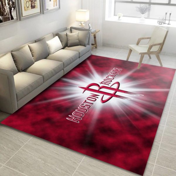 Houston Rockets Fan NBA Rug Home Decor