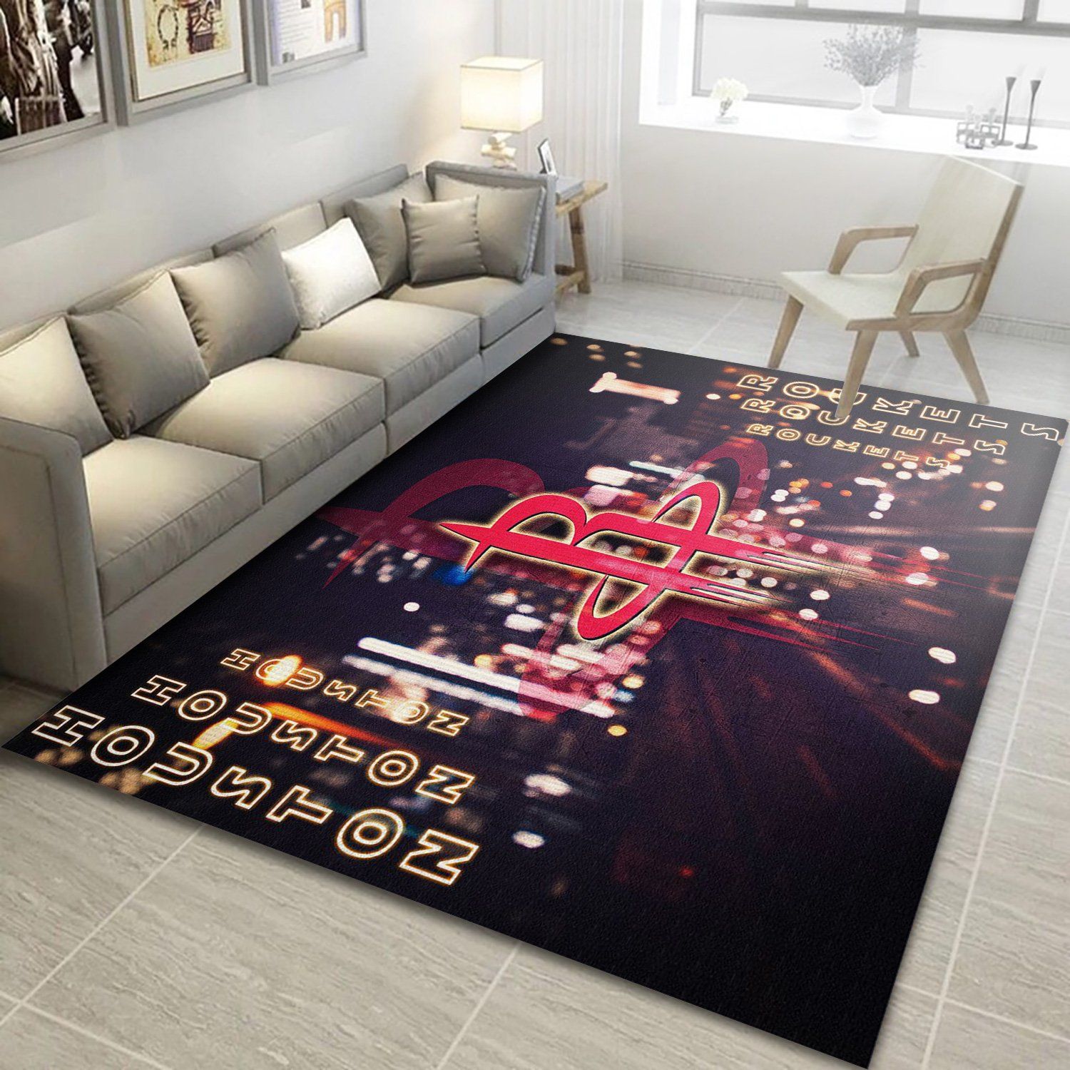 Houston Rockets NBA Rug Home Decor Houston Rockets NBA Rug Home Decor