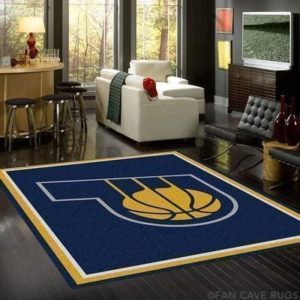 Indiana Pacers Basketball Team Logo Gifts NBA Rug Home Decor