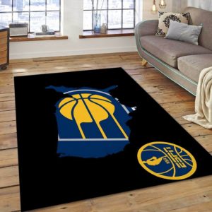 Indiana Pacers Gifts NBA Living Room Carpet Rug Home Decor