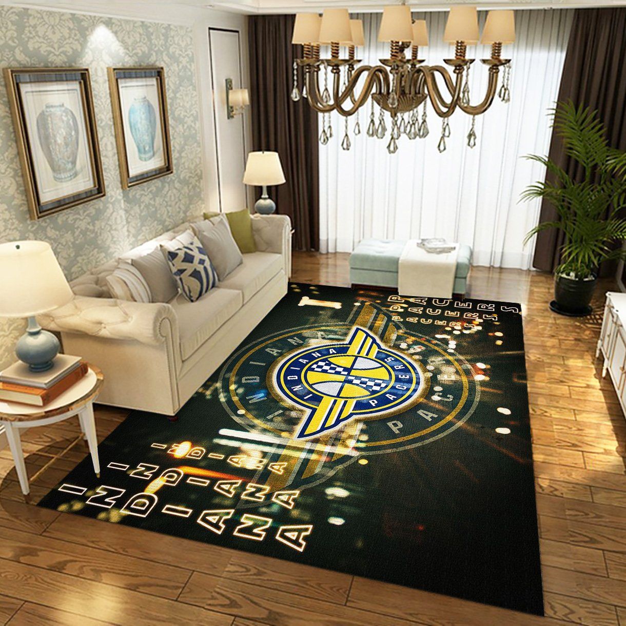 Indiana Pacers NBA Living Room Carpet Rug Home D?cor Indiana Pacers NBA Living Room Carpet Rug Home D?cor