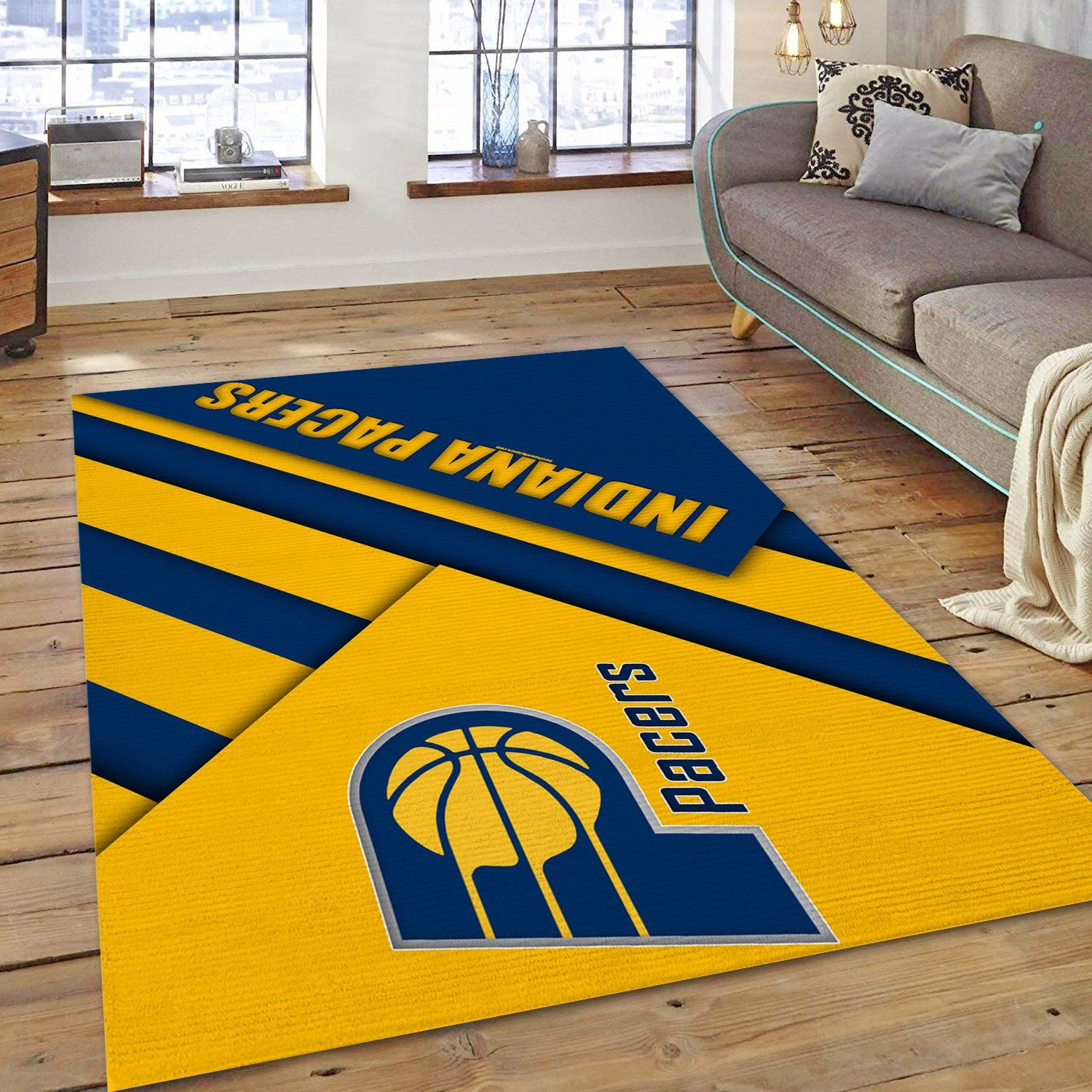 Indiana Pacers NBA Living Room Carpet Rug Home Decor Indiana Pacers NBA Living Room Carpet Rug Home Decor