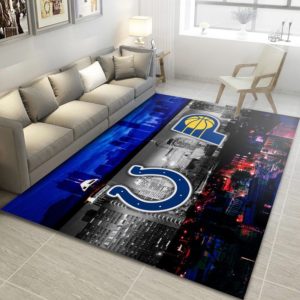 Indianapolis City Sports Team Rug Home Decor