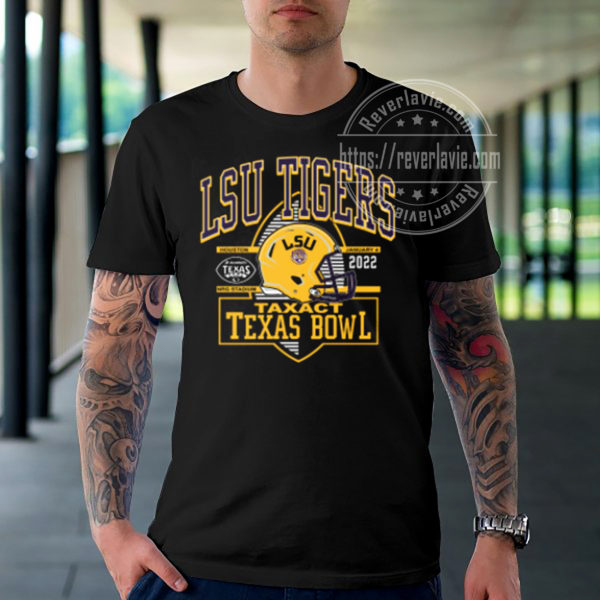 LSU Tigers 2022 TaxAct Texas Bowl Unisex T-Shirt