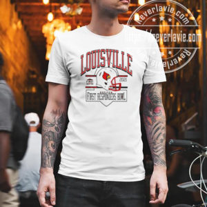 Louisville Cardinals Wins Champions 2021 First Responder Bowl T-Shirt