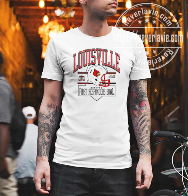 Louisville Cardinals Wins Champions 2021 First Responder Bowl T-Shirt