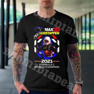 Max Verstappen 2021 Formula 1 World Champion Unisex T-Shirt