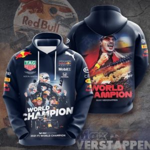 Max Verstappen F1 World Champion 2021 Fan Gifts Hoodie 3D