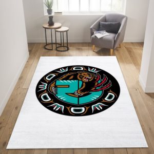 Memphis Grizzlies Bear Area Rug NBA Rug  Home Decor