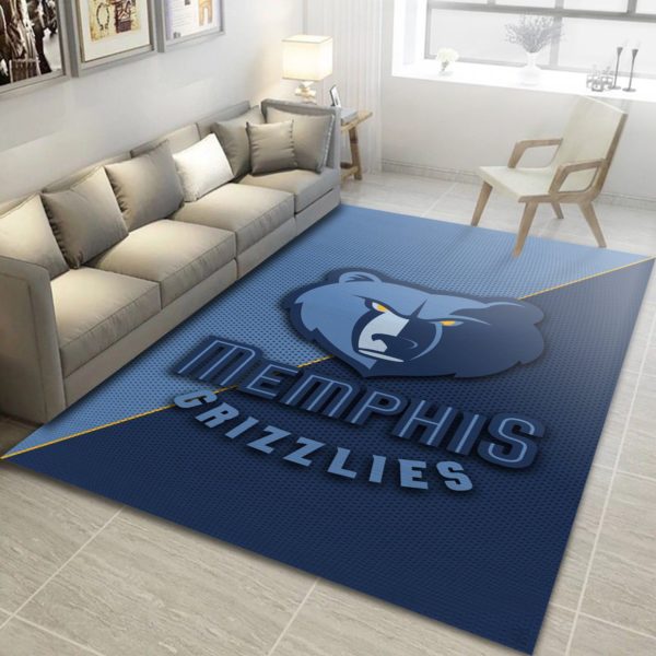 Memphis Grizzlies Gifts NBA Living Room Carpet Rug Home Decor