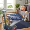 Lebron James Black Gold NBA Rug Home Decor
