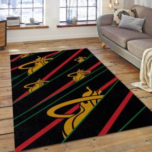 Miami Heat Logo NBA Rug Home Decor