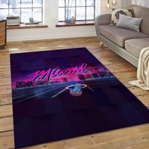 Miami Heat NBA Rug Home Decor