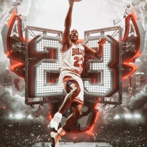 Michael Jordan 23 Chicago Bulls Team Logo NBA Rug Home Decor
