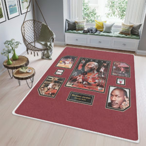 Michael Jordan Chicago Bulls Gifts NBA Rug Home Decor