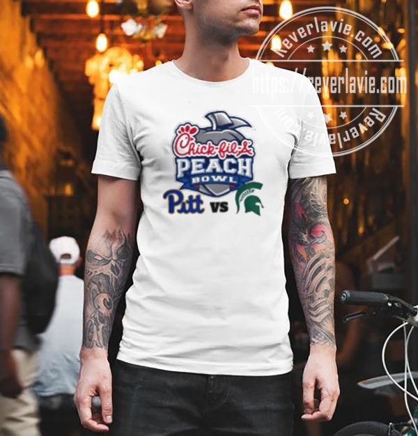 Michigan State Spartans Vs Pittsburgh Panthers Peach Bowl New Design Unisex T-Shirt