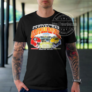 Michigan Wolverines Vs Georgia Bulldogs Orange Bowl T-Shirt