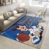 Milwaukee Bucks Camouflage NBA Living Room Carpet Rug Home Decor