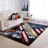 Miami Heat Team Logo Camouflage NBA Living Room Carpet Rug Home Decor