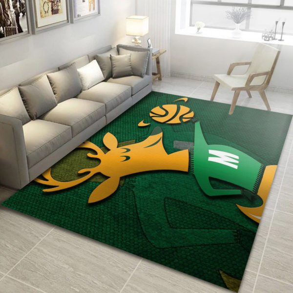 Milwaukee Bucks Basketball NBA Living Room Carpet Rug Home Decor