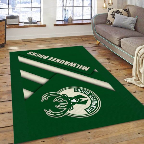 Milwaukee Bucks NBA Rug Home Decor