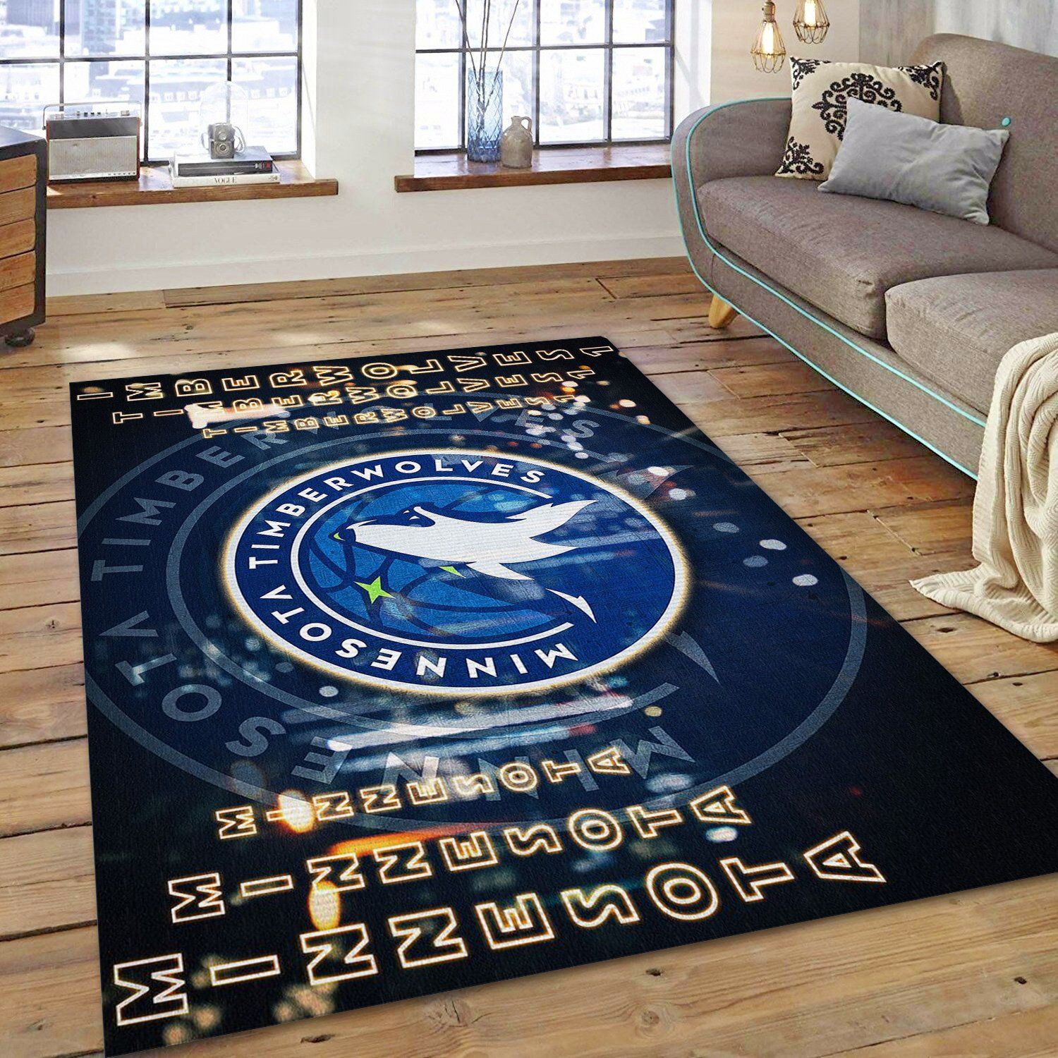 Minnesota Timberwolves Gifts NBA Rug Home Decor Minnesota Timberwolves Gifts NBA Rug Home Decor