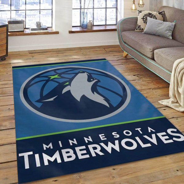 Minnesota Timberwolves NBA Rug Home Decor