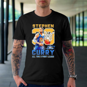 NBA 3 Point Leaders Stephen Curry T-Shirt