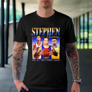 NBA Revords Stephen Curry Three Pointers T-Shirt