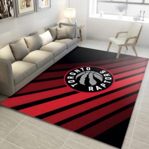 Toronto Raptors Logo Team Living Room Rug NBA Rug  Room Decor